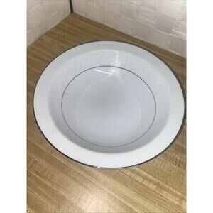 VTG Noritake Buckingham 6438 Vegetable Serving Bowl Round 10" Platinum Trim